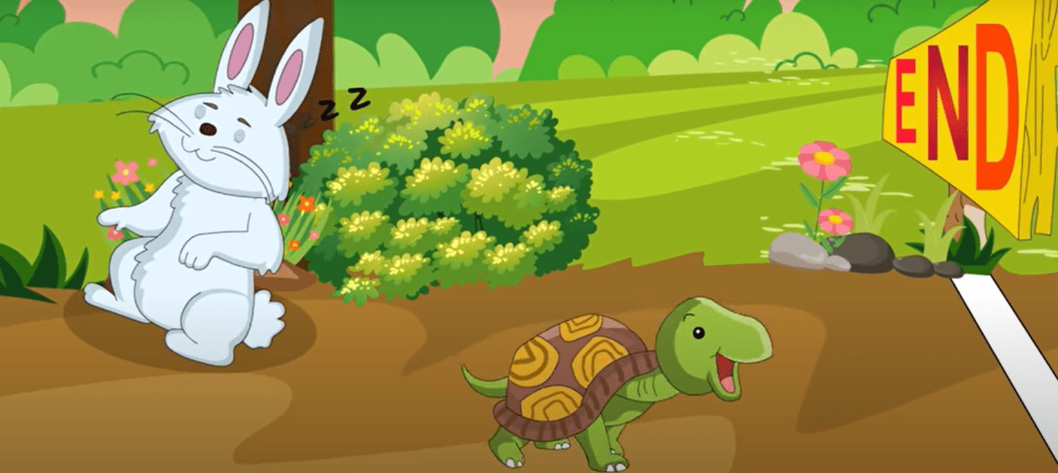 The Rabbit And The Tortoise Story With Moral Lesson For Kids