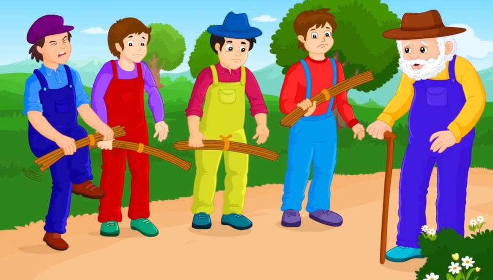 Unity is Strength Story in English